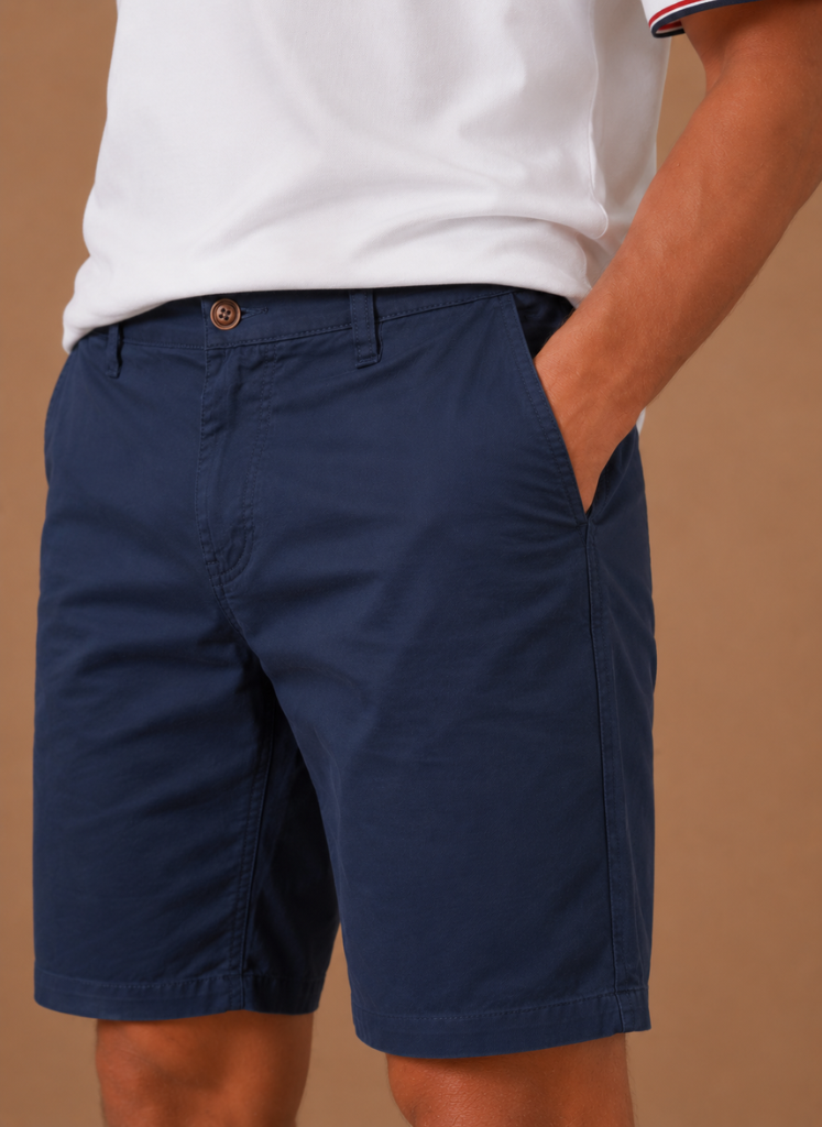 Pantalones Cortos Chino para Hombre – Algodón Casual Elegante Ajuste a Medida | Areleon