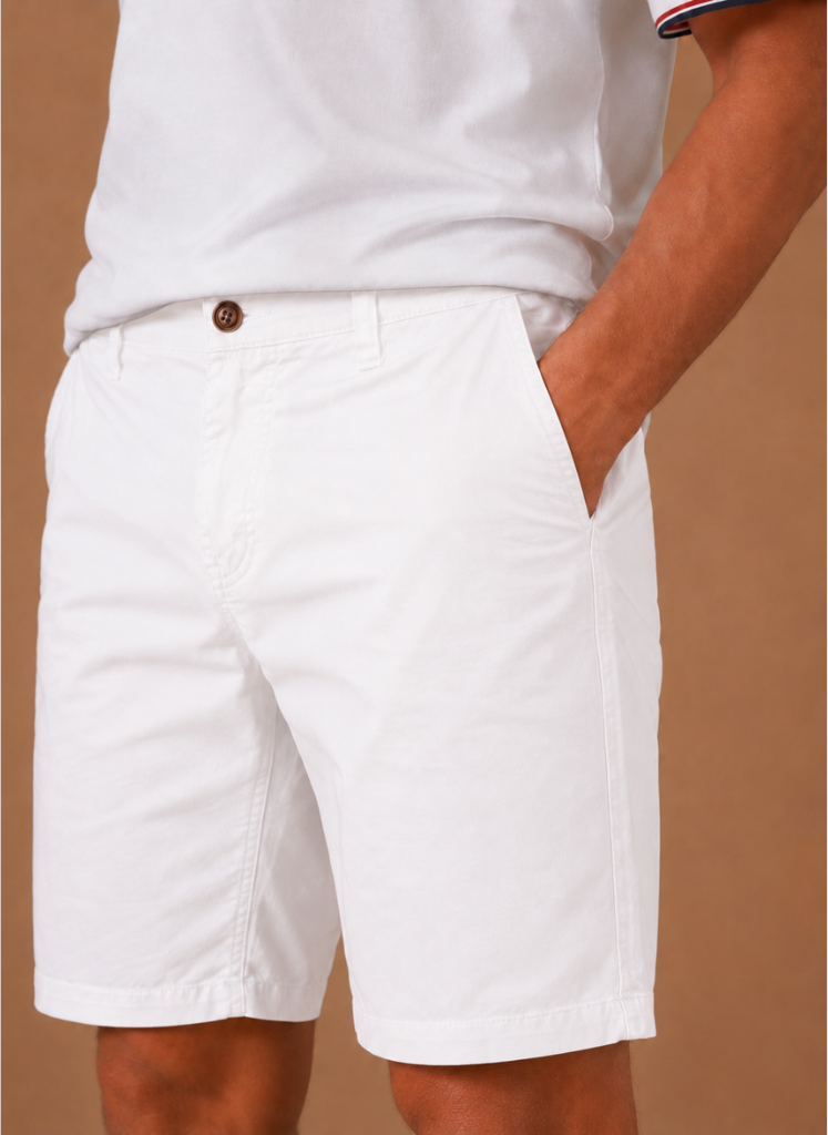 Pantalones Cortos Chino para Hombre – Algodón Casual Elegante Ajuste a Medida | Areleon