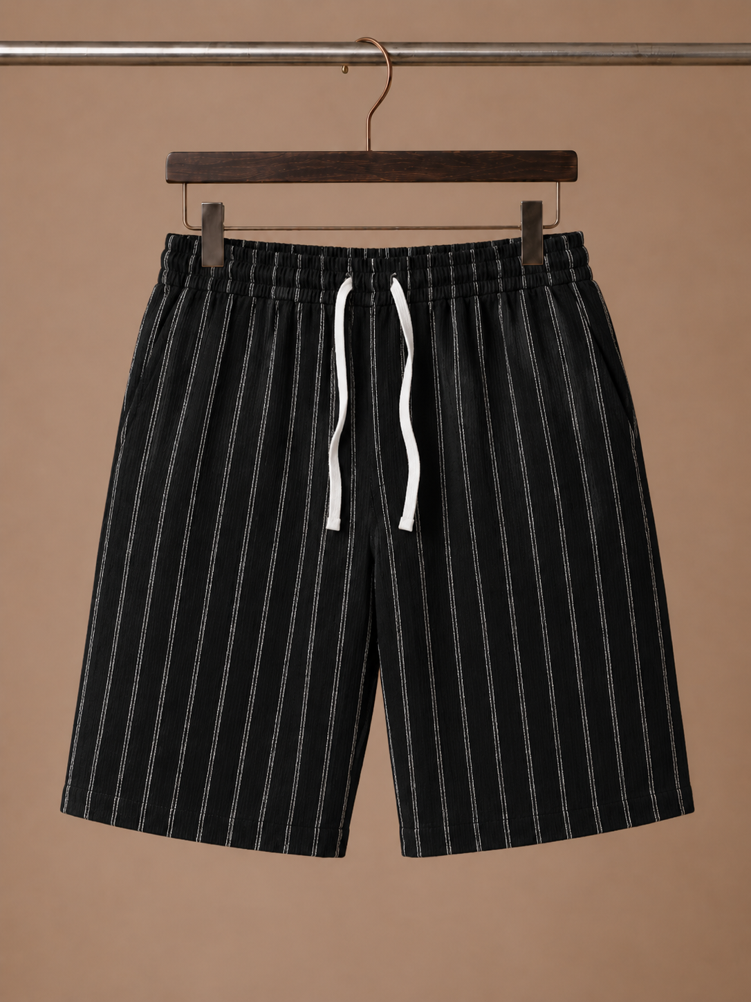 Pantalones Cortos de Lino para Hombre – Estilo con Cordón – Ajuste Relajado | Areleon