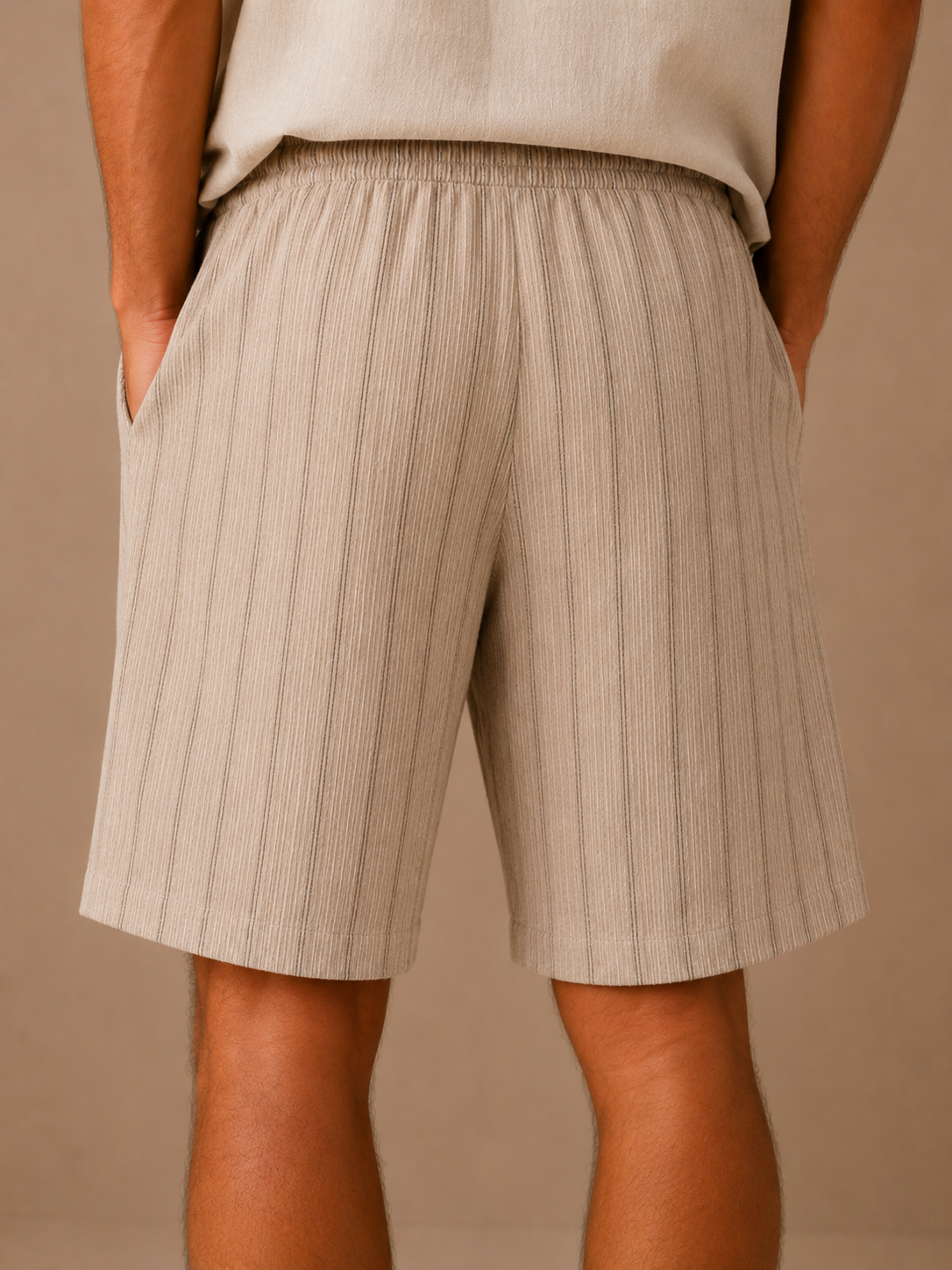 Pantalones Cortos de Lino para Hombre – Estilo con Cordón – Ajuste Relajado | Areleon