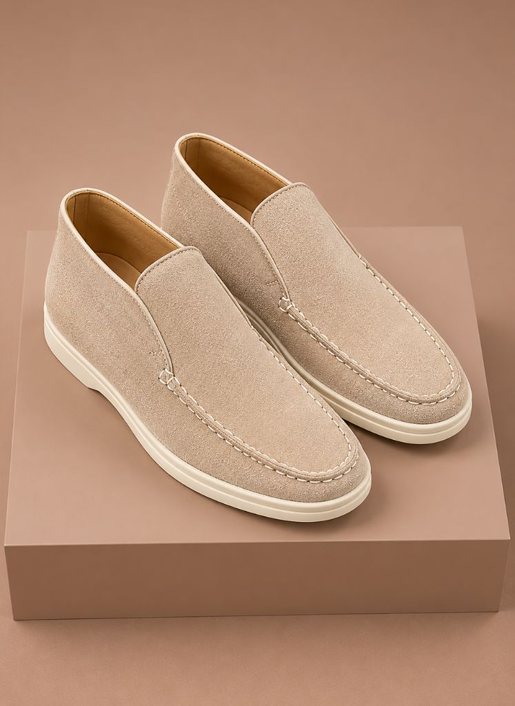 Mocasines de Ante para Hombre – Moc-Toe Casual Elegante | Areleon