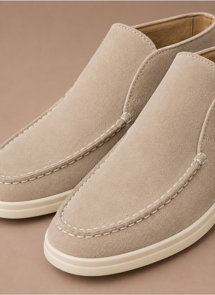 Mocasines de Ante para Hombre – Moc-Toe Casual Elegante | Areleon