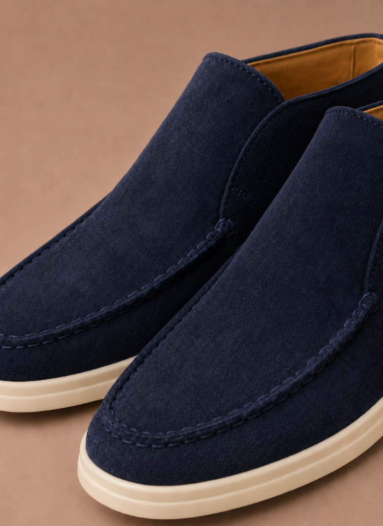 Mocasines de Ante para Hombre – Moc-Toe Casual Elegante | Areleon