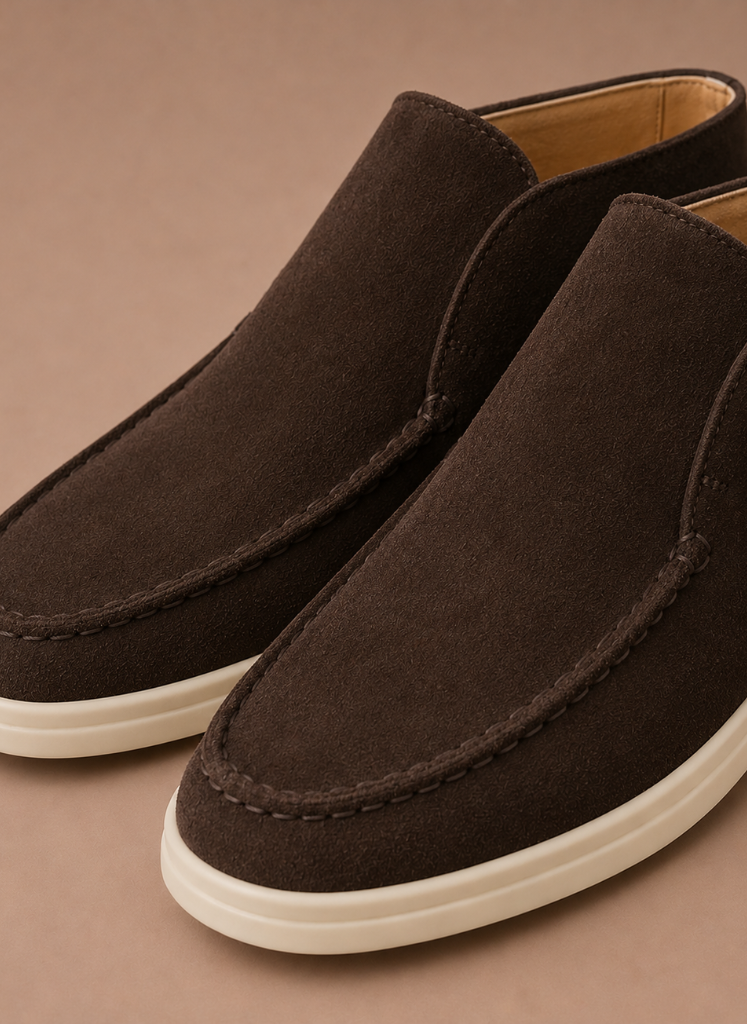 Mocasines de Ante para Hombre – Moc-Toe Casual Elegante | Areleon