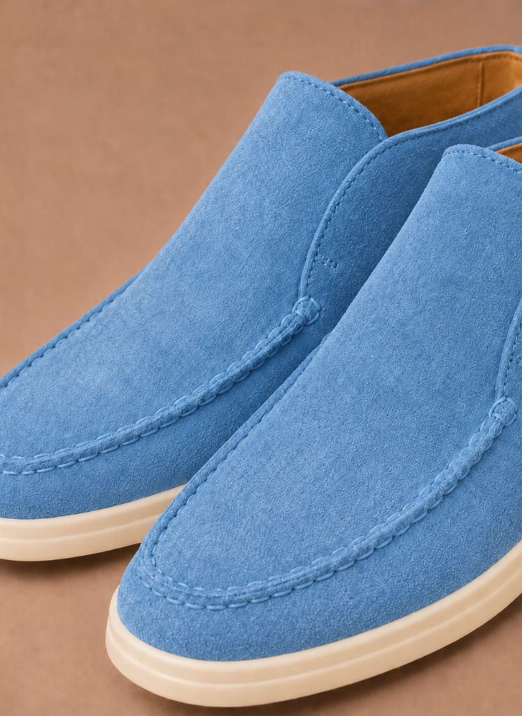 Mocasines de Ante para Hombre – Moc-Toe Casual Elegante | Areleon