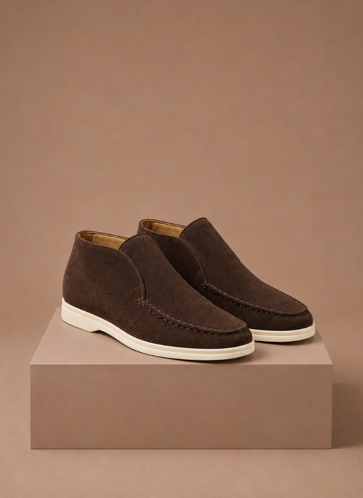 Mocasines de Ante para Hombre – Moc-Toe Casual Elegante | Areleon