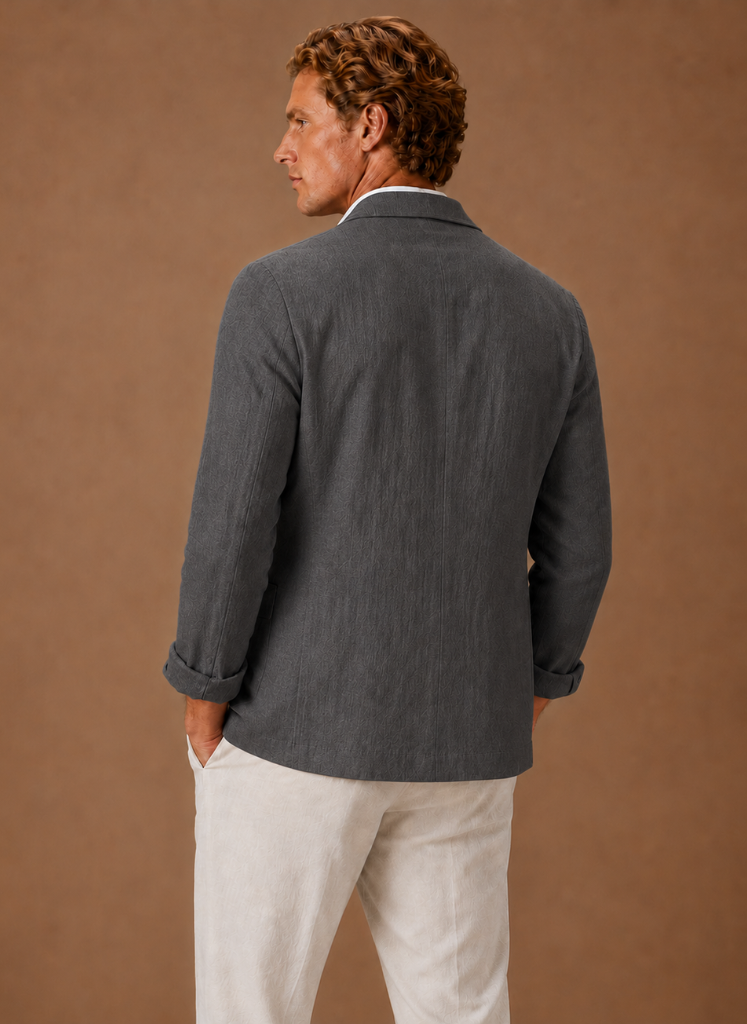 Blazer de Lino para Hombre – Casual Elegante Ligero | Areleon