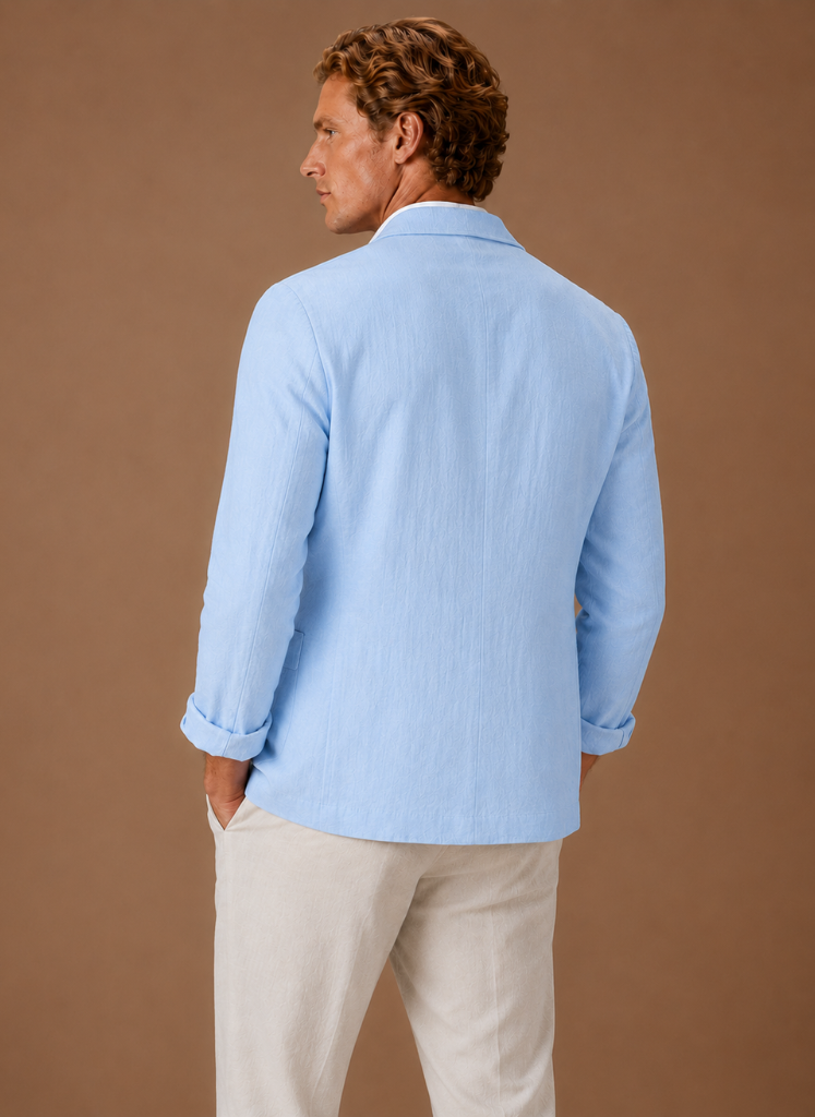 Blazer de Lino para Hombre – Casual Elegante Ligero | Areleon