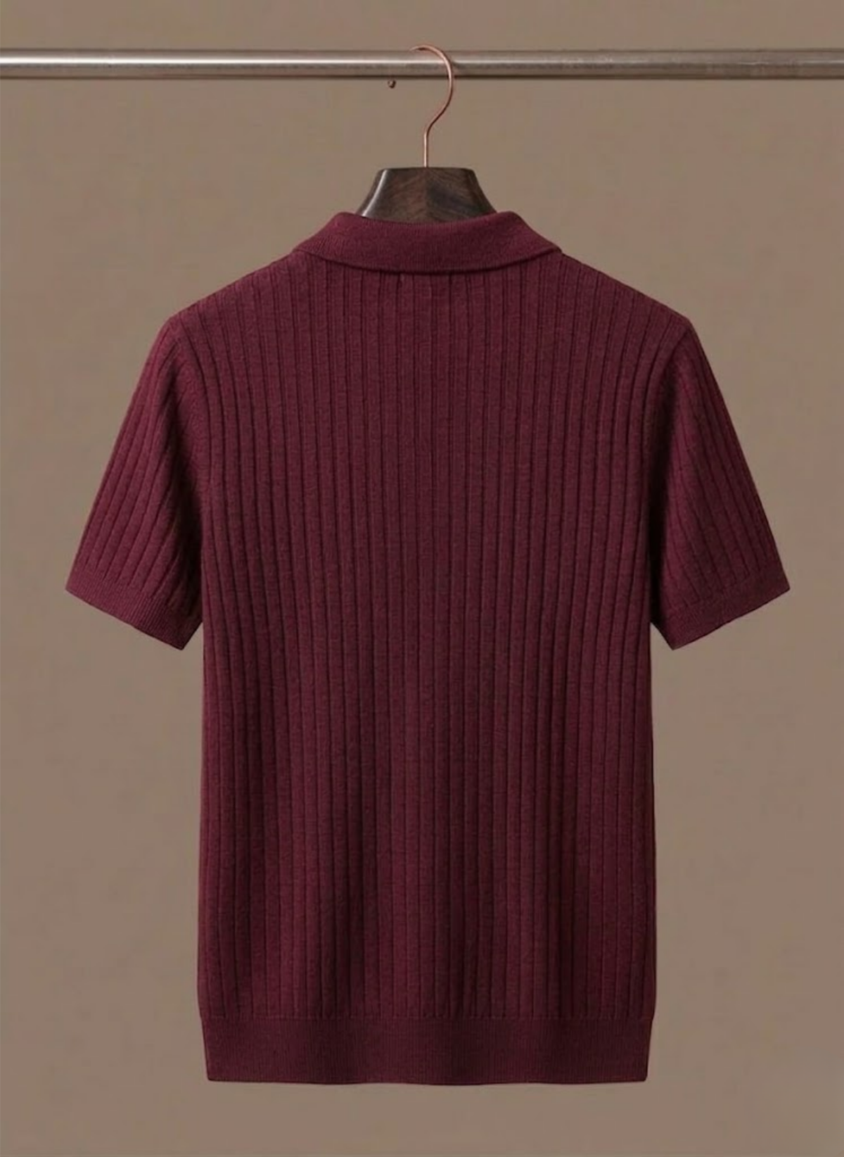 Camisa Polo de Punto a Rayas para Hombre – Manga Corta Transpirable | Areleon