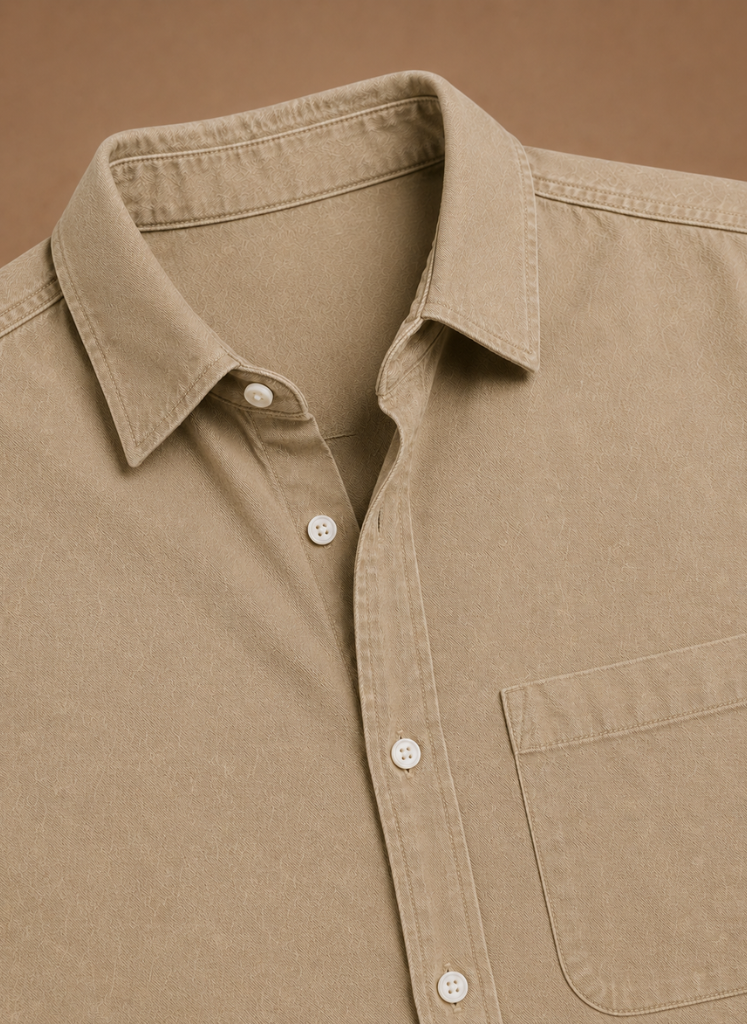 Camisa Clásica de Botones para Hombre – Ajuste Relajado Smart Casual | Areleon