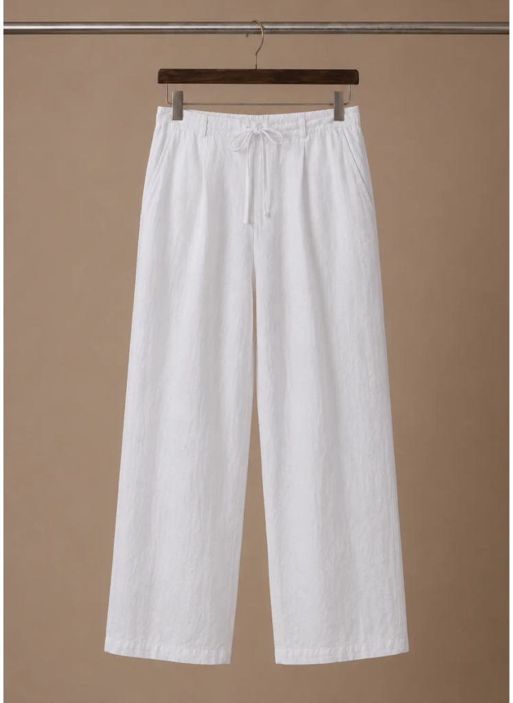 Pantalones de Mezcla de Lino para Hombre – Smart Casual Ligero | Areleon