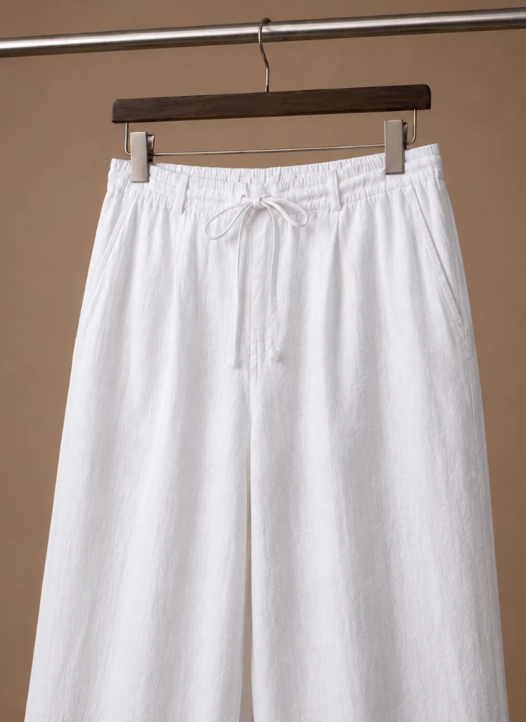 Pantalones de Mezcla de Lino para Hombre – Smart Casual Ligero | Areleon