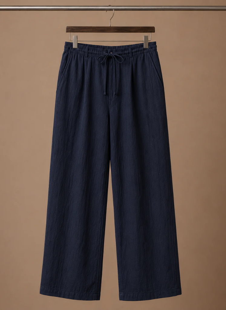 Pantalones de Mezcla de Lino para Hombre – Smart Casual Ligero | Areleon