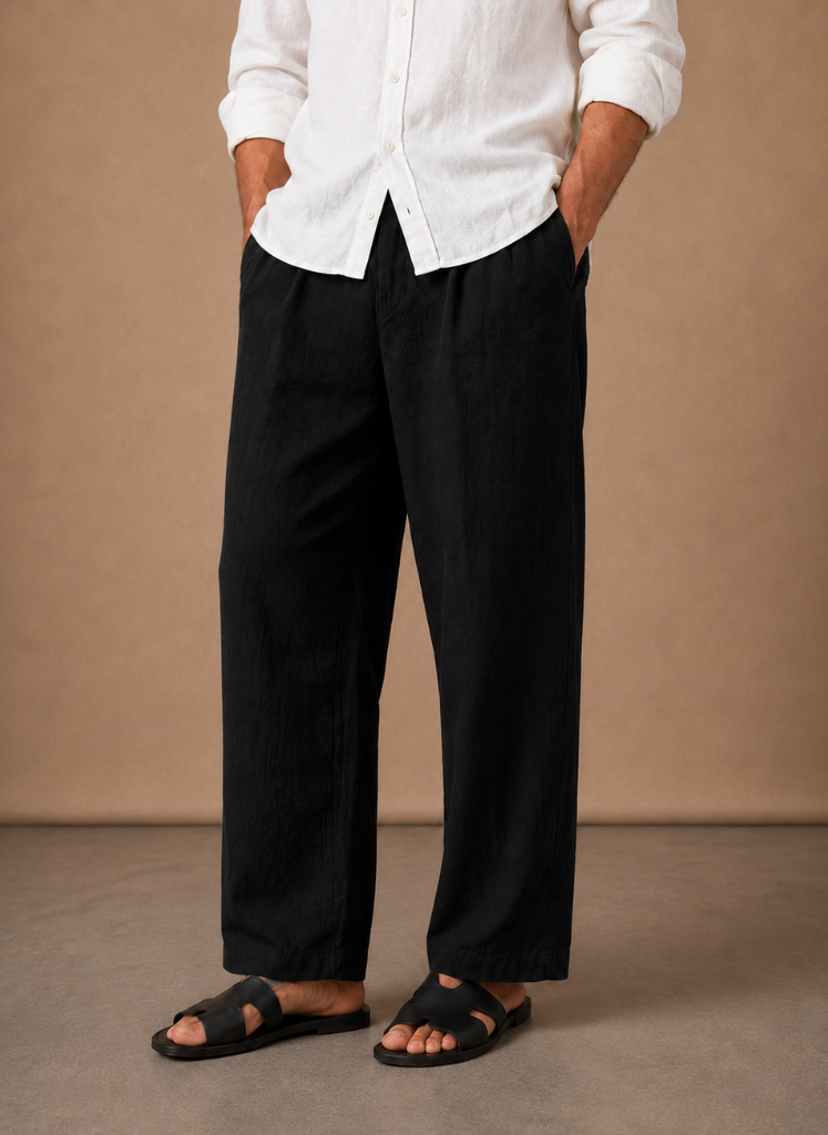 Pantalones de Lino para Hombre Estilo Verano – Corte Relaxed | Areleon
