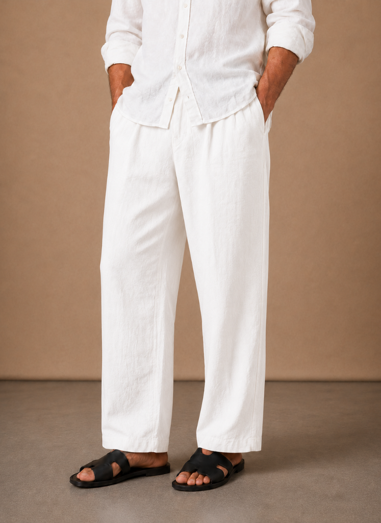 Pantalones de Lino para Hombre Estilo Verano – Corte Relaxed | Areleon
