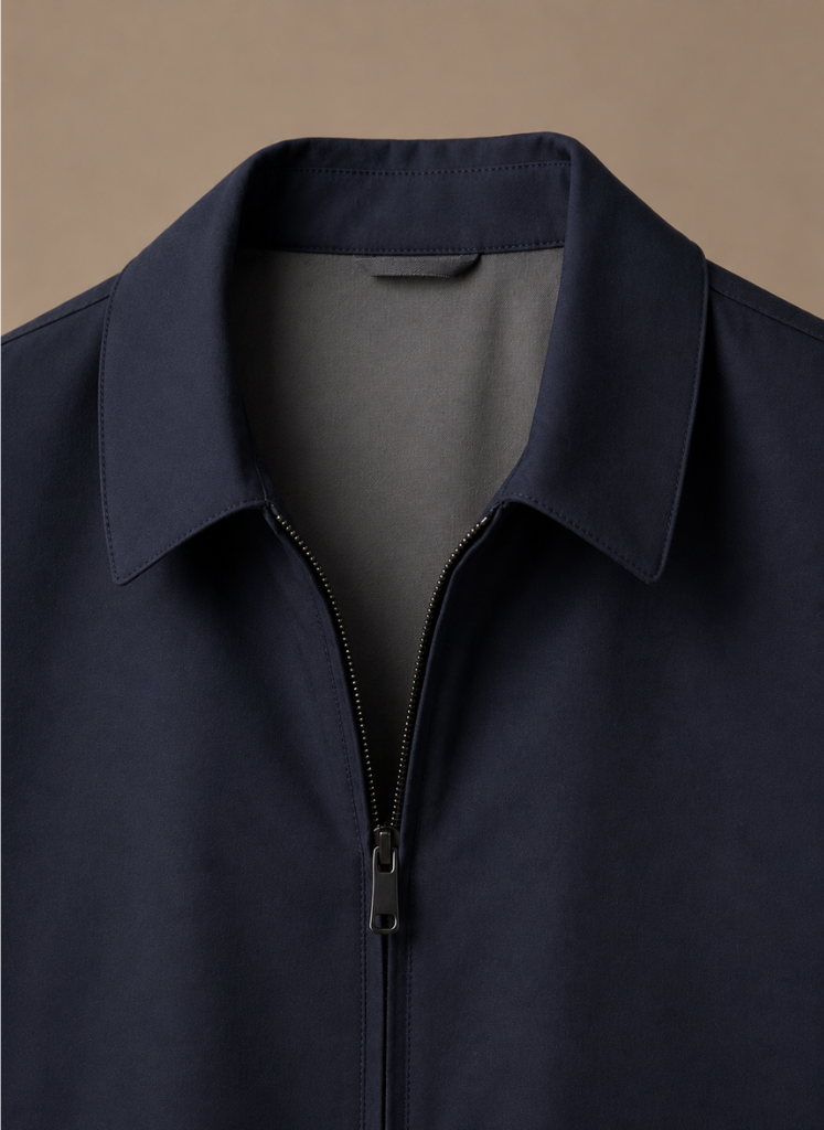 Chaqueta de Cuello Polo para Hombre – Abrigo Casual Ligero | Areleon