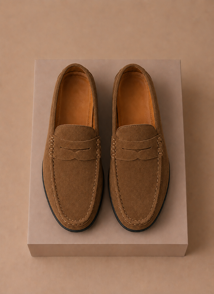 Mocasines de Conducción de Ante para Hombre – Suave y Cómodo Slip-On | Areleon