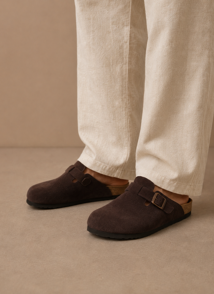 Zuecos de Suede para Hombre – Zapatos Cómodos para el Día a Día | Areleon