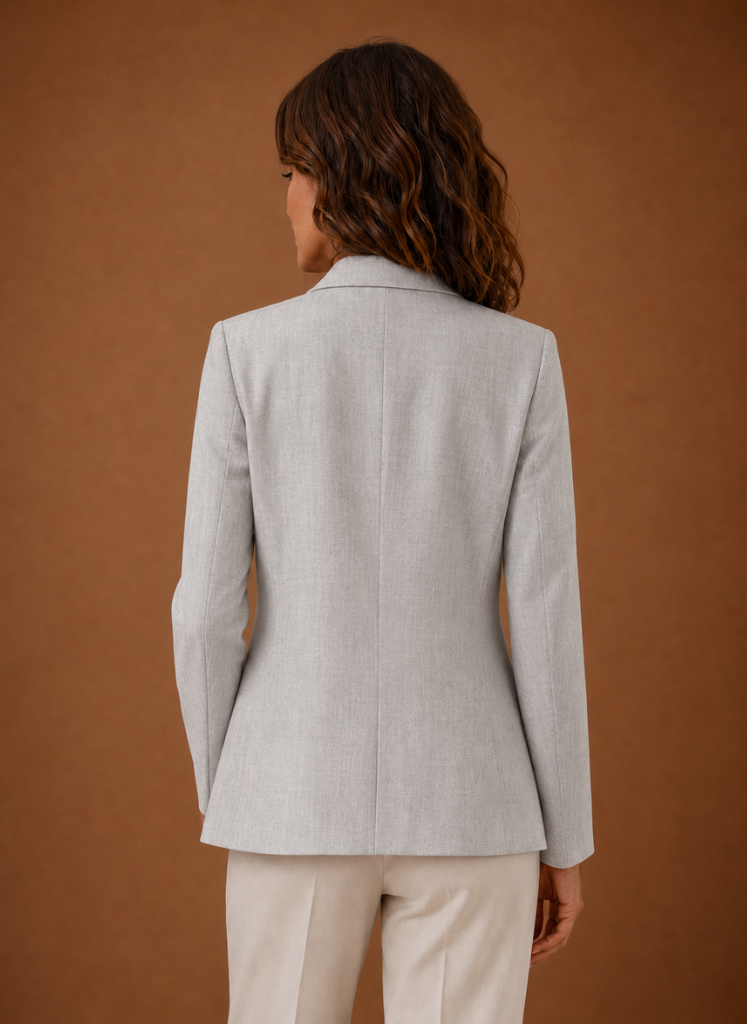 Blazer Entallado para Mujer - Chaqueta de Manga Larga con Un Solo Botón | Areleon