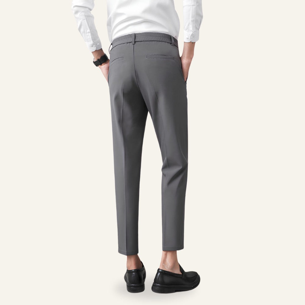 Pantalones Slim a Medida Forma Refinada