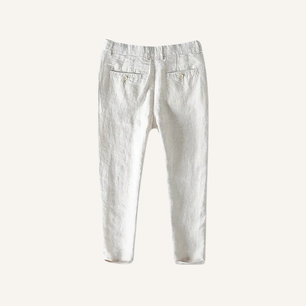 Los Pantalones de Lino Bianco Heritage