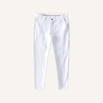 Los Pantalones de Lino Bianco Heritage