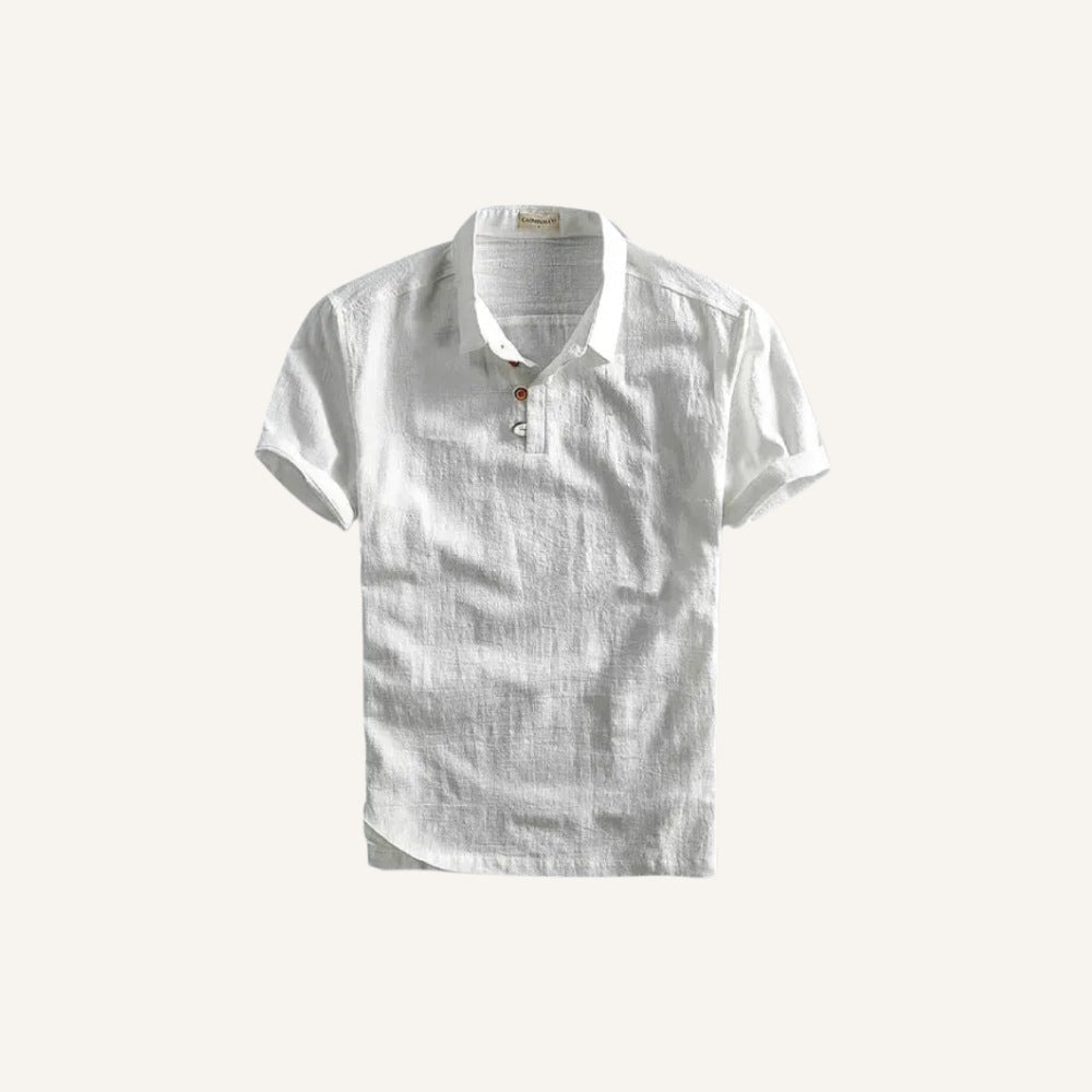 Camisa Polo de Lino Salerno Heritage