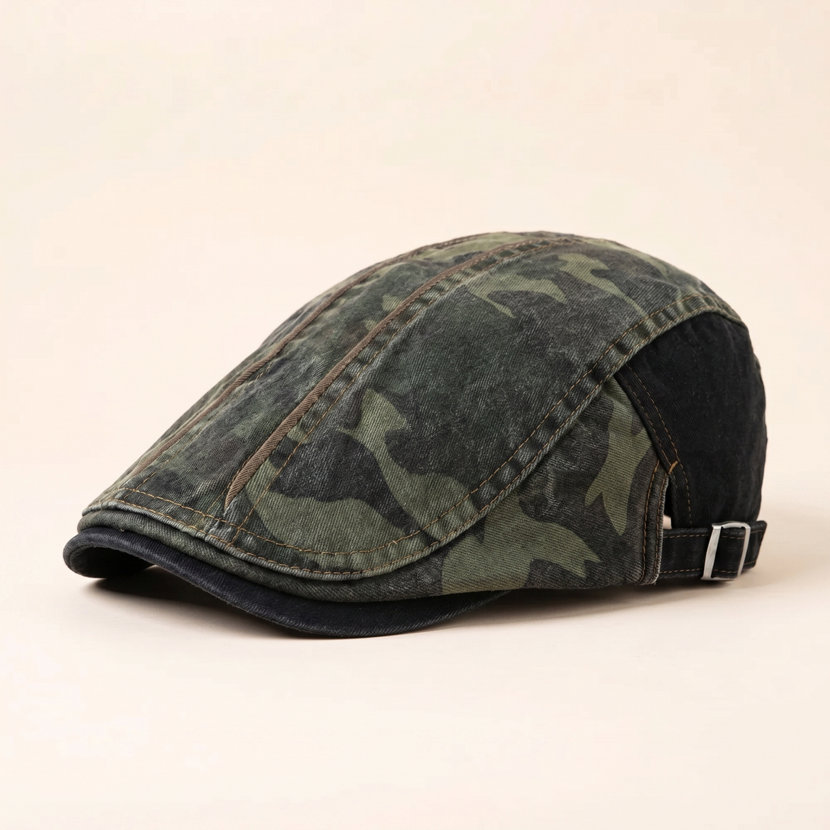 Gorra de Algodón Camuflada