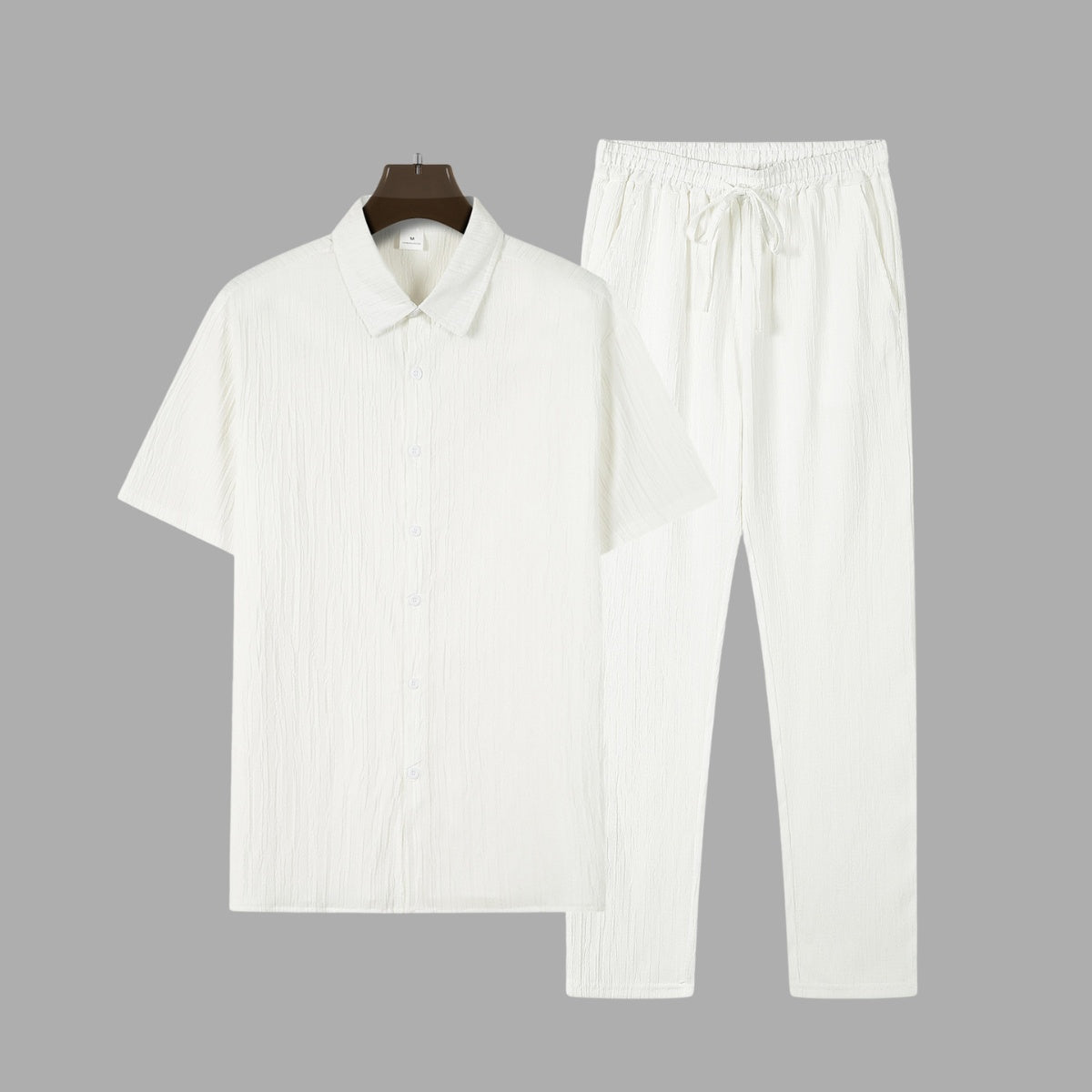 Conjunto de Camisa Texturizada y Pantalones Riviera Ease