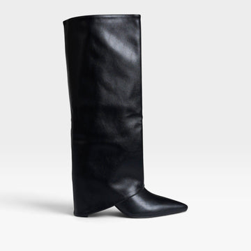 Botas de Cuero Convertibles Altas para Mujer