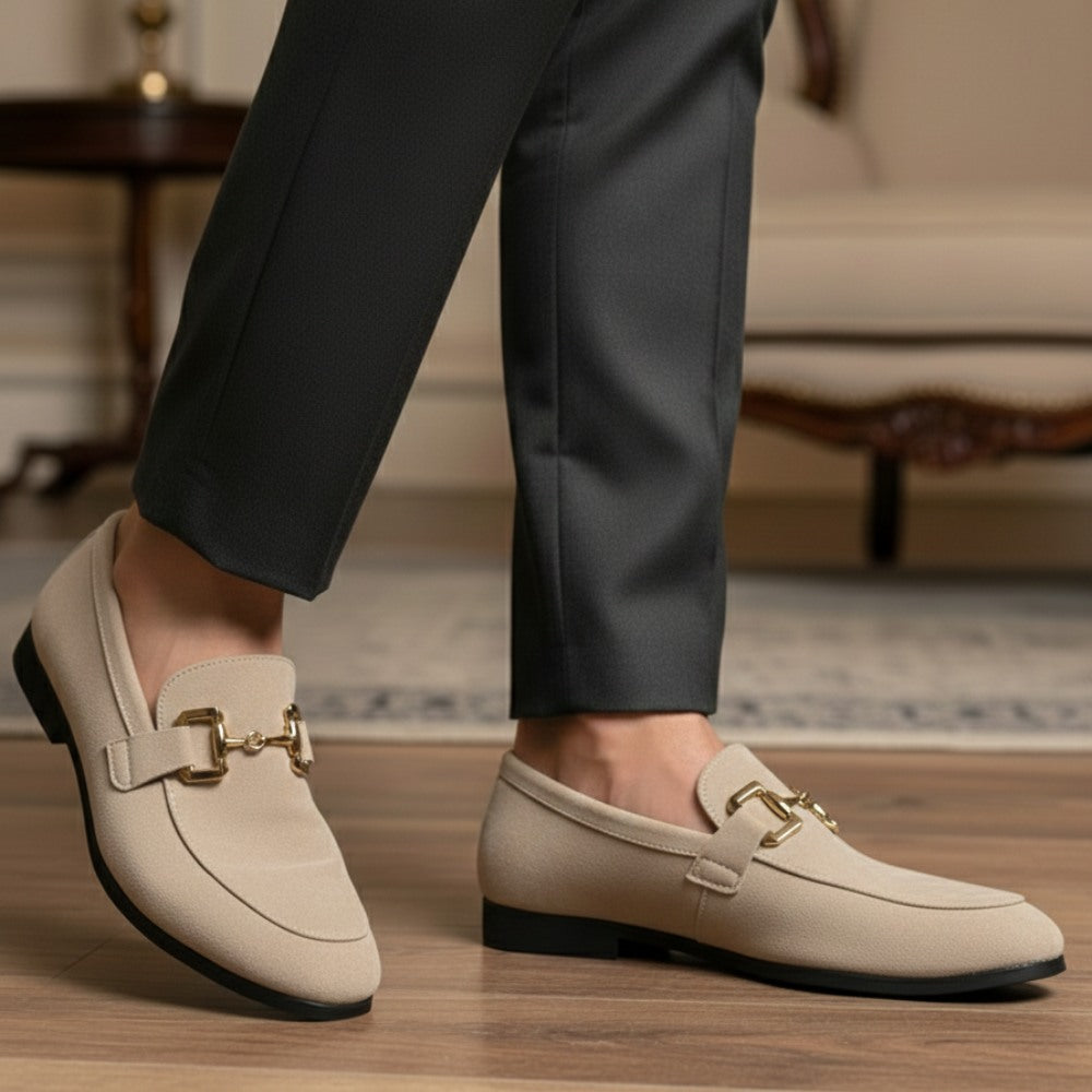 Mocasín Minimalista de Ante Línea Carvell