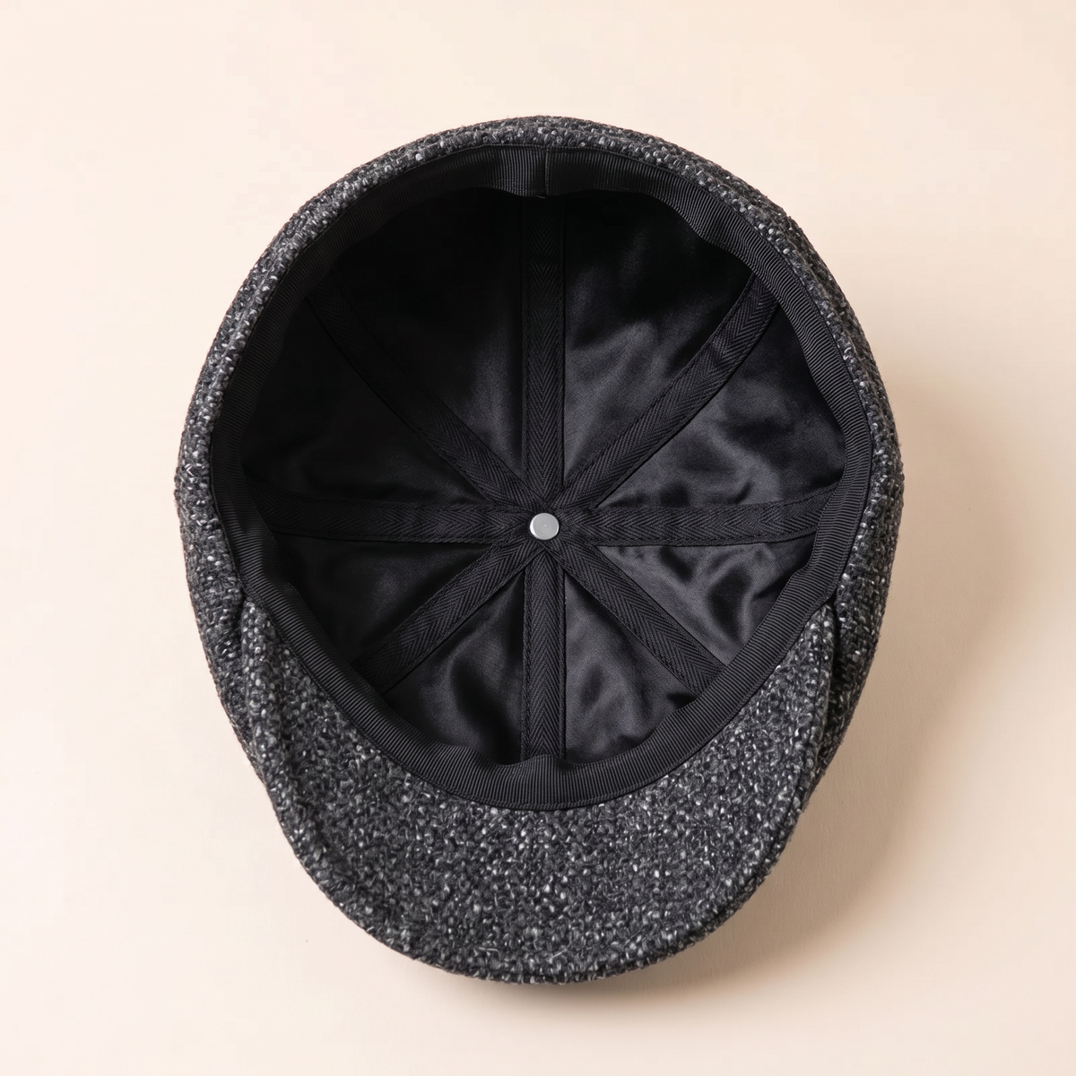Gorra de Ocho Paneles con Motas