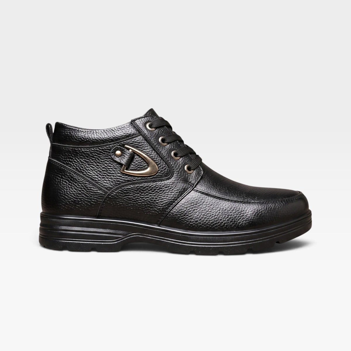 Botas de Cuero Genuino para Hombre con Cordones