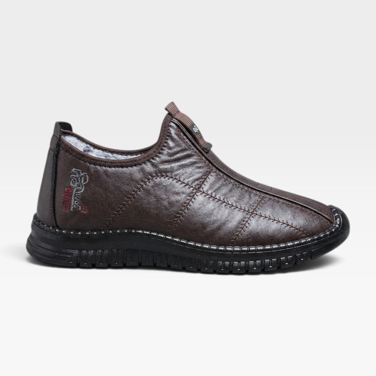 Botas de Cuero Impermeables para Hombre en Invierno