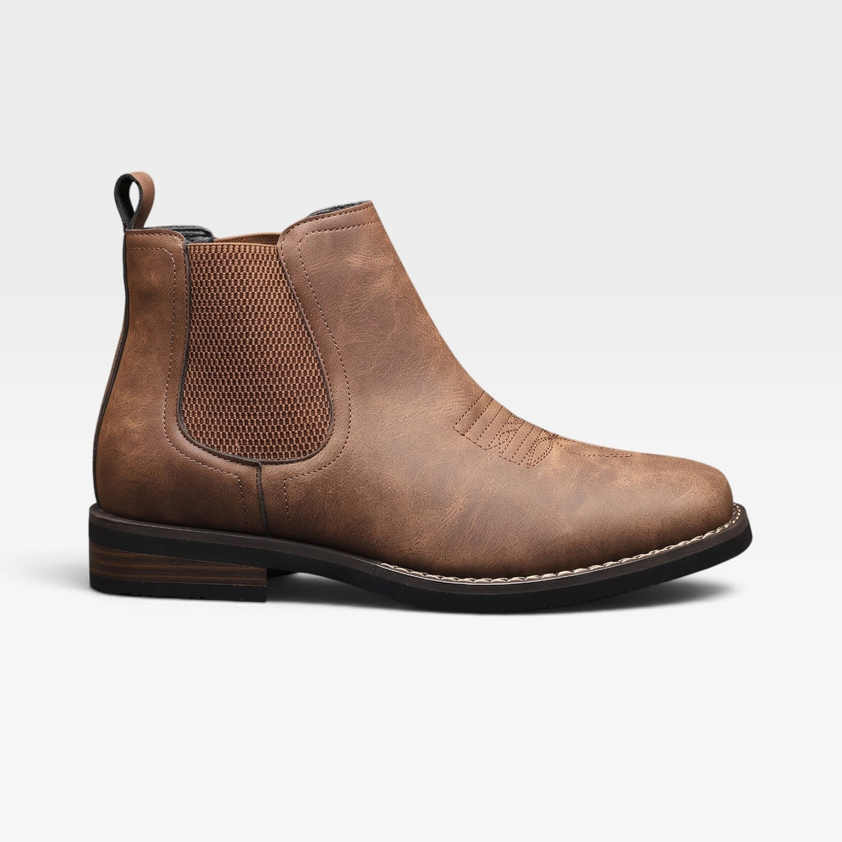 Botas Chelsea de Cuero Ortopédicas para Hombre