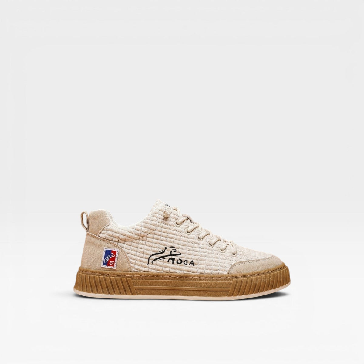 Zapatillas Casual Texturizadas para Hombre – Zapatillas de Skate de Bajo Top con Cordones para Uso Diario