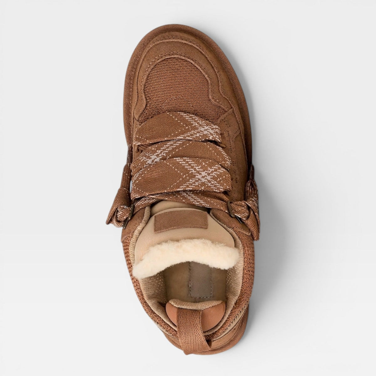 Zapatillas de mujer forradas de borreguillo – Cómodas zapatillas de ante genuino