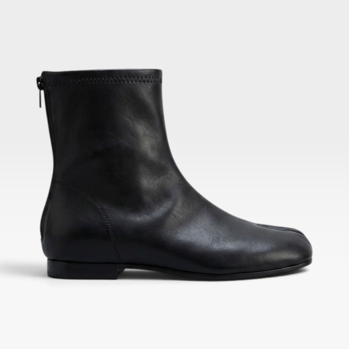 Botas de Cuero Genuino para Mujer con Punta Dividida