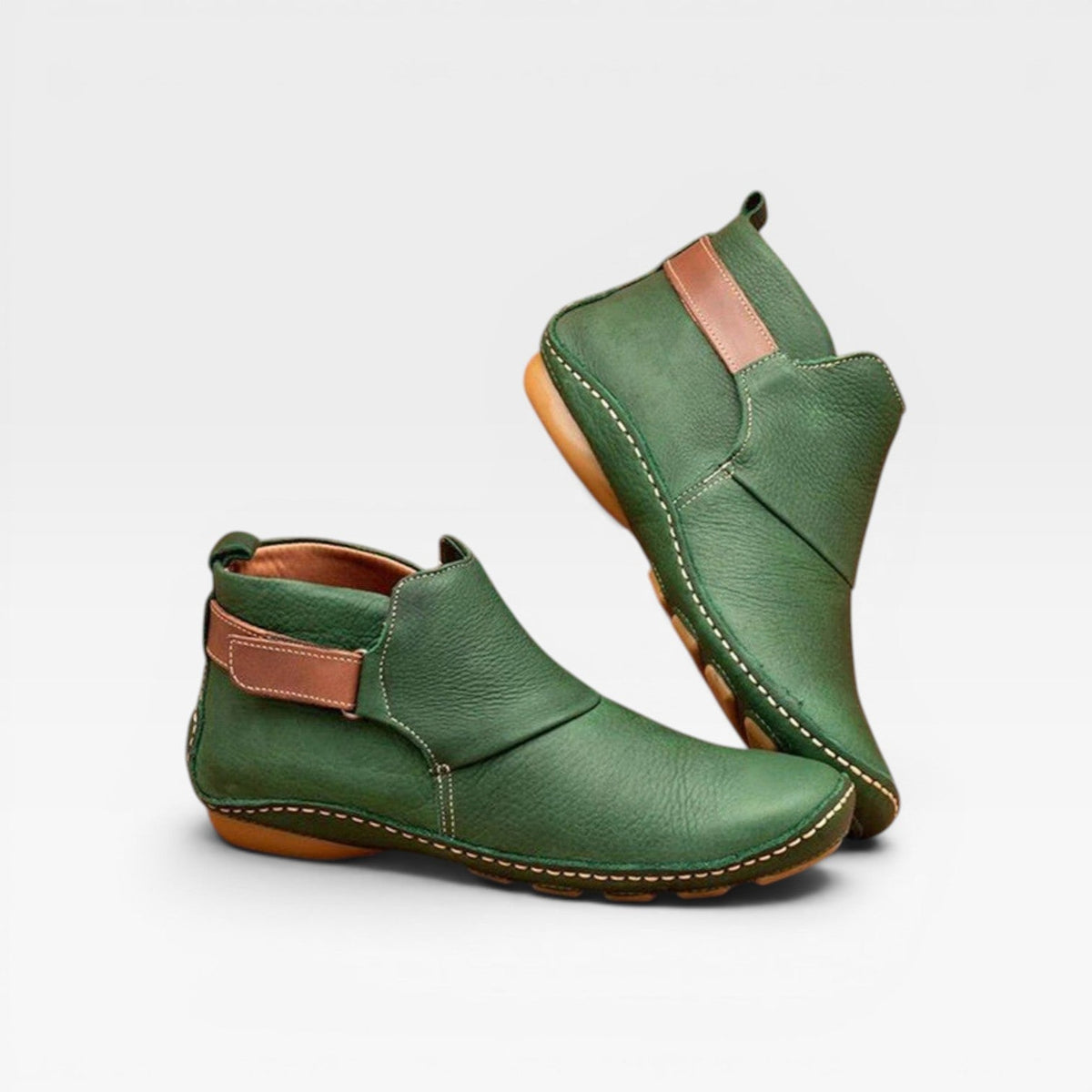 Botas de Cuero para Mujer – Botines de Otoño con Confort Acolchado