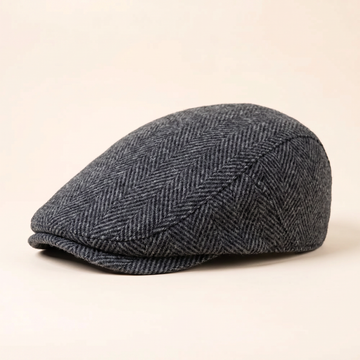 Gorra de Lana en Patrón Espiga