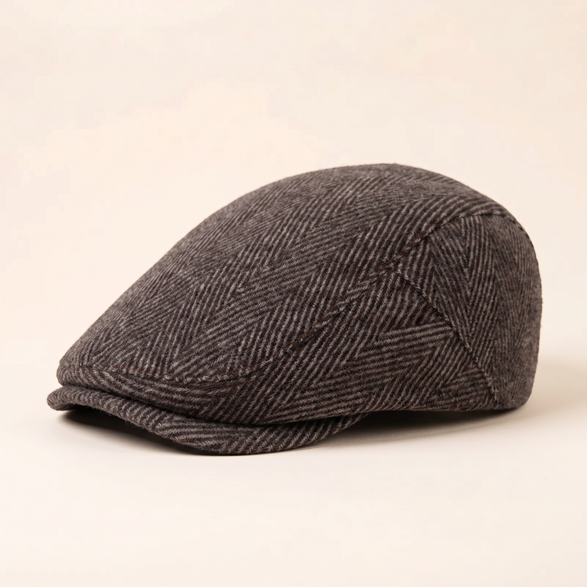 Gorra de Lana en Patrón Espiga