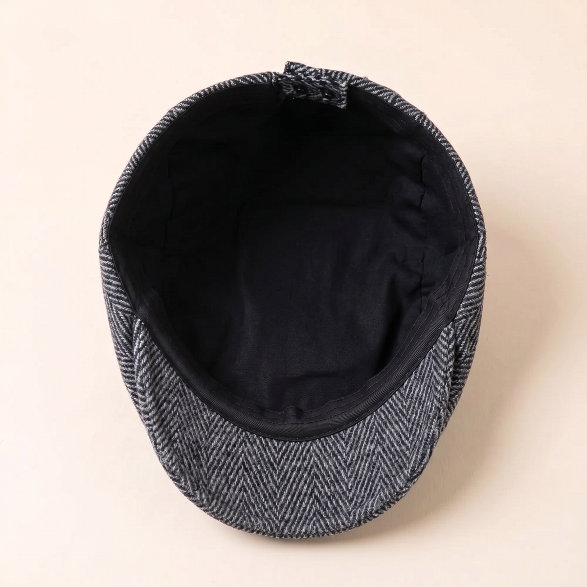 Gorra de Lana en Patrón Espiga
