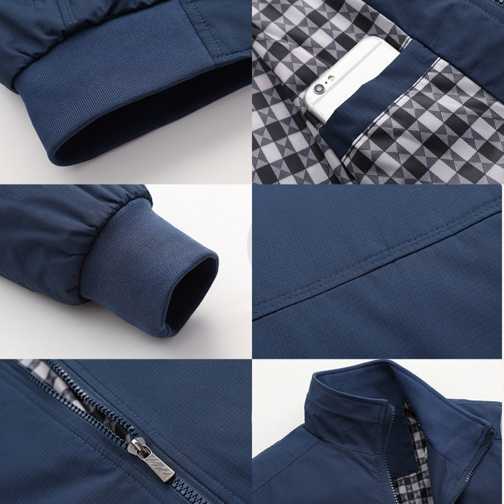 Chaqueta Bomber Refinada Costera