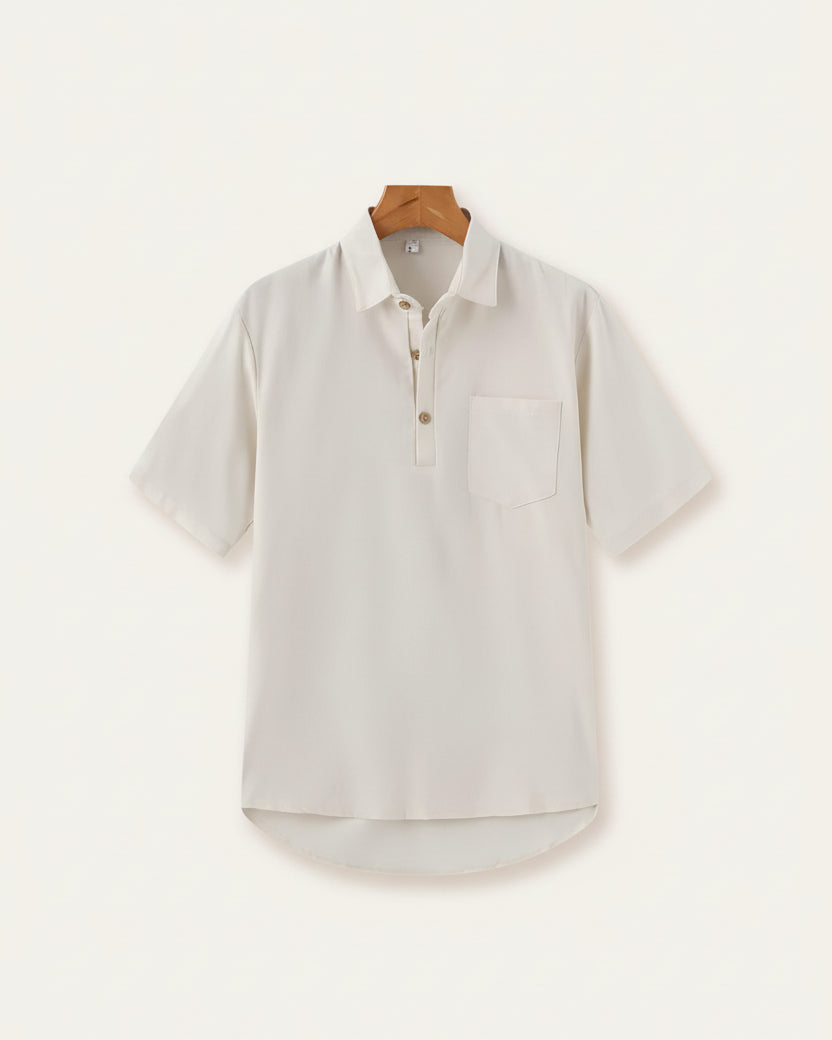 Camisa Polo Clásica con Bolsillo