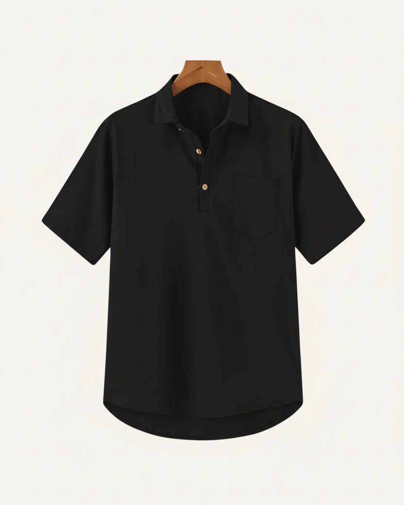 Camisa Polo Clásica con Bolsillo