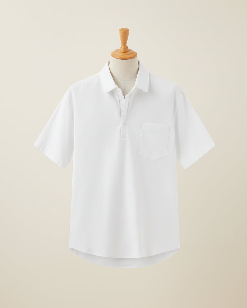 Camisa Polo Clásica con Bolsillo