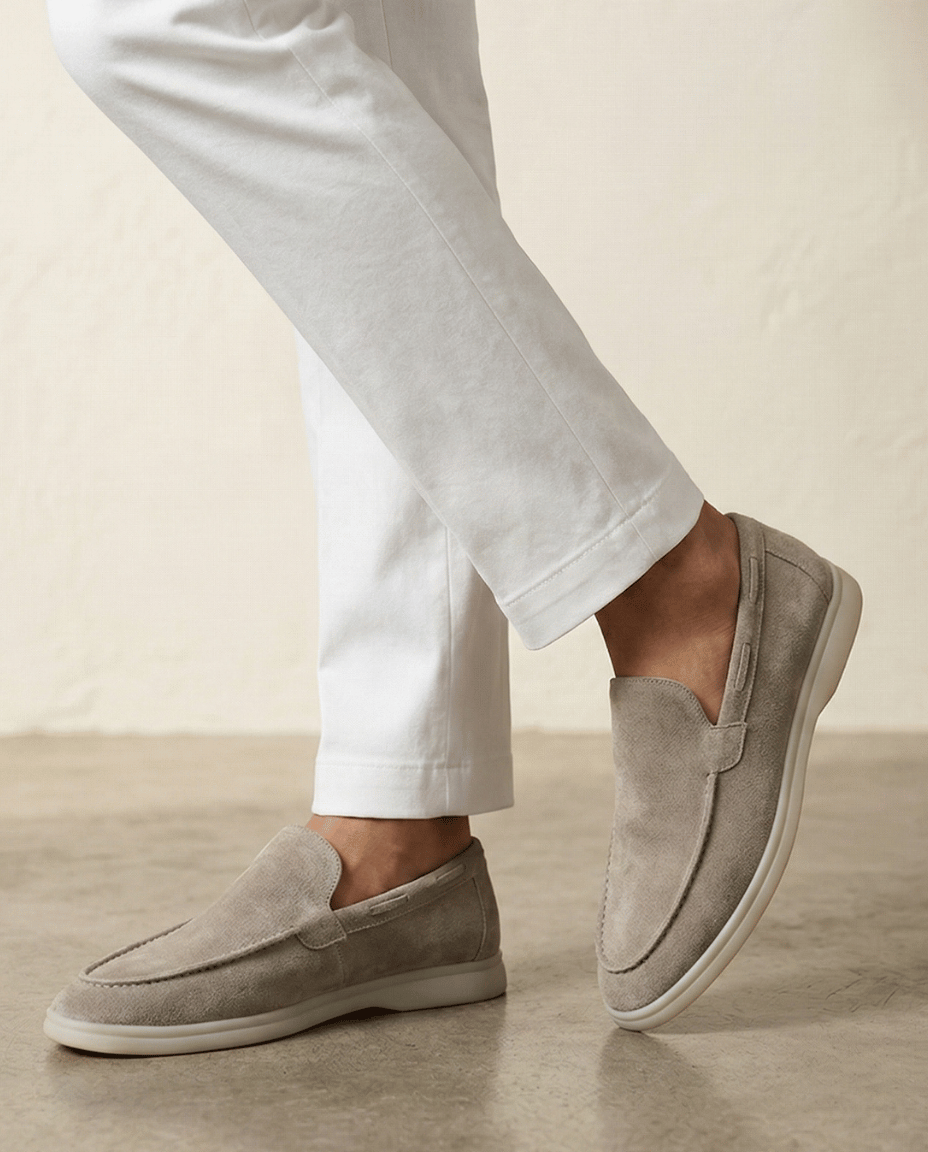 Mocasín de Ante Riviera Forma Clásica