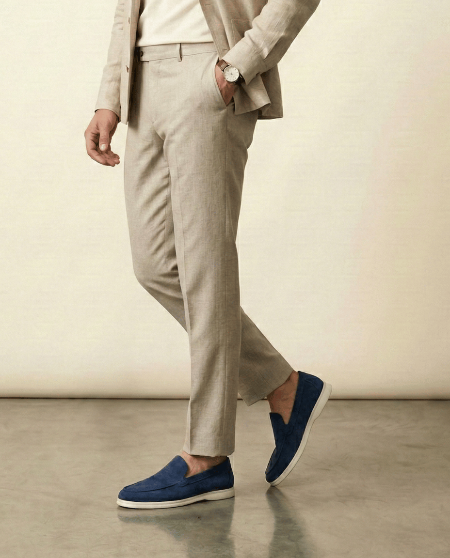 Mocasín de Ante Riviera Forma Clásica