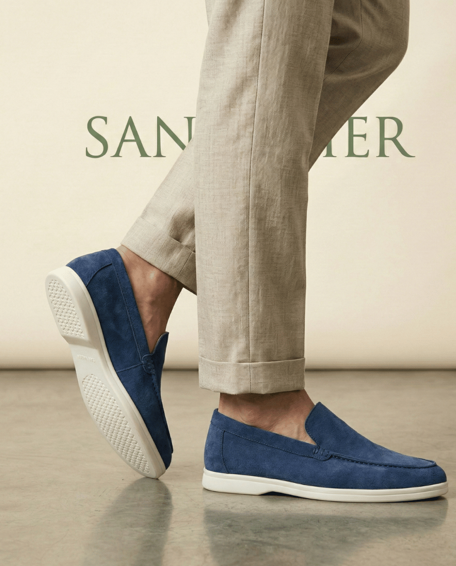 Mocasín de Ante Riviera Forma Clásica