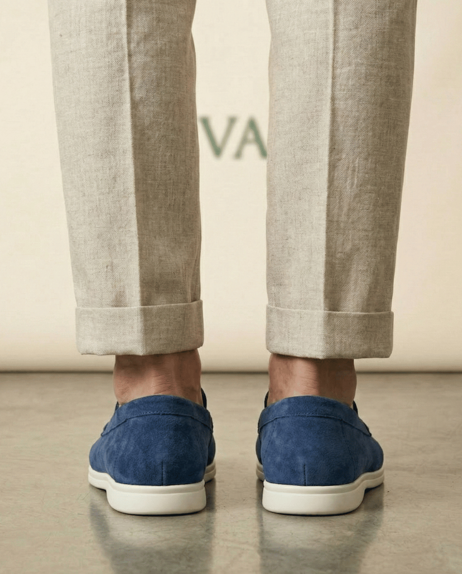 Mocasín de Ante Riviera Forma Clásica